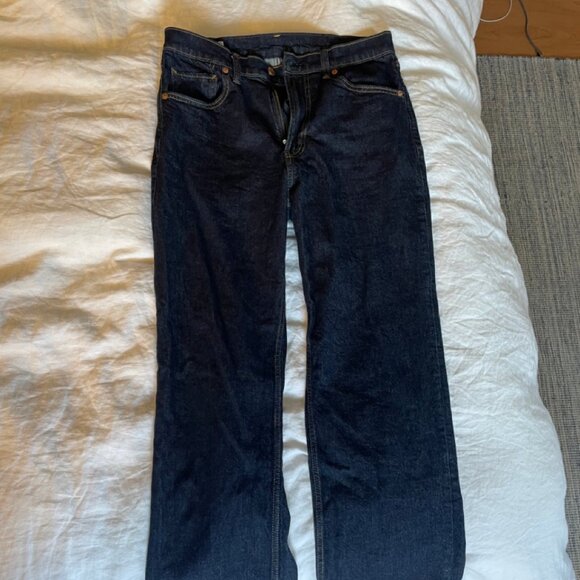 Gap High Rise '90s Loose Jeans - Dark Blue Indigo - Picture 4 of 7